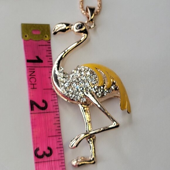 Flamingo Pendant Necklace - Picture 9 of 14